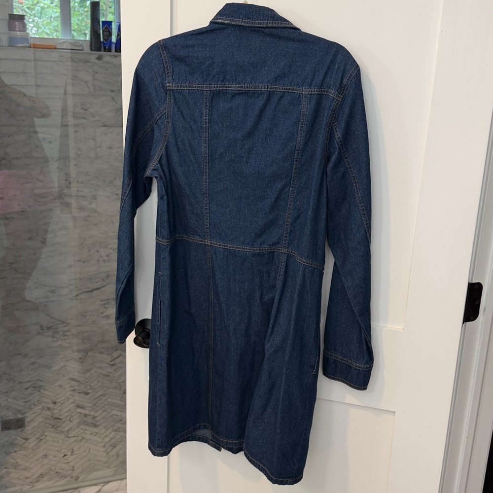Frye Indigo Denim Shirt Dress - Picture 3 of 3